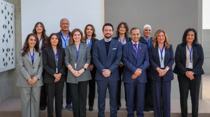 Himmetna Health team with the Crown Prince