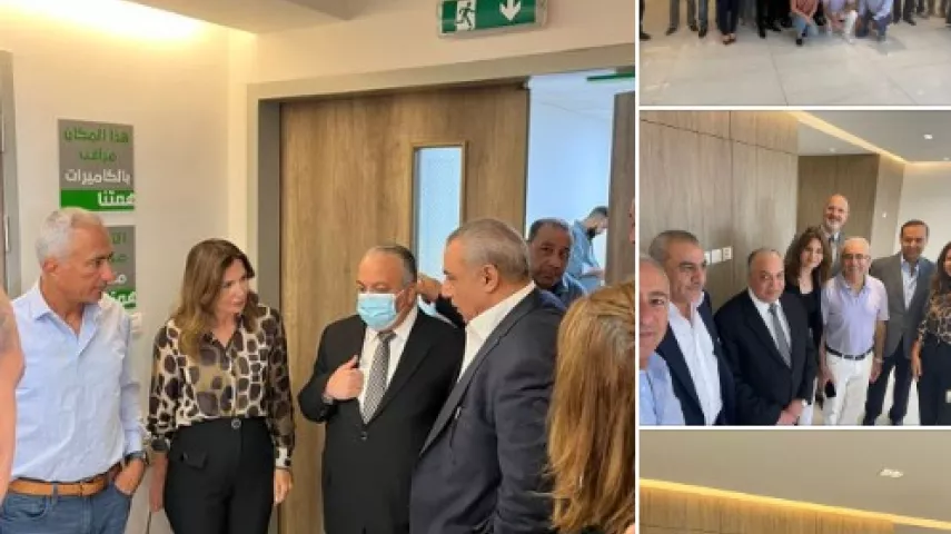 Receipt of the expansion works in the chemotherapy unit of the Darwazah Cancer Center in Al-Bashir Hospital