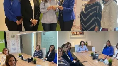 Mrs. Fayrouz Badwan, President of the Amman Rotary Club, accompanied by a number of members of the club's administrative board, visited the headquarters of the Himmetna innitiative.